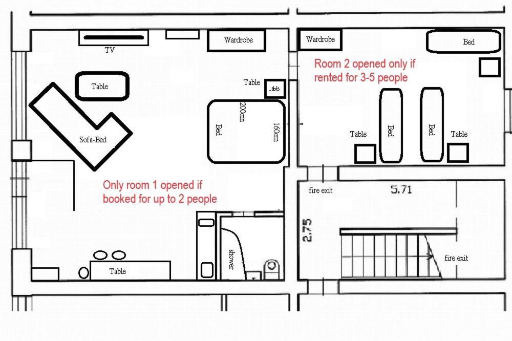 Elite Flats Two Bedroom Утена Экстерьер фото